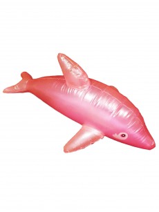 Надувная игрушка Дельфин 51х26х18см, розовый