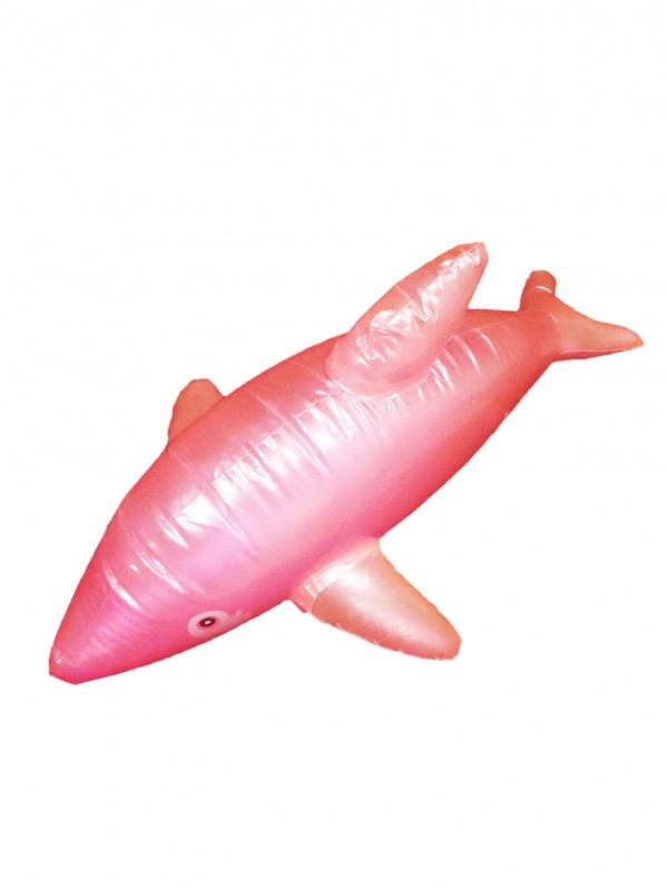 Надувная игрушка Дельфин 51х26х18см, розовый